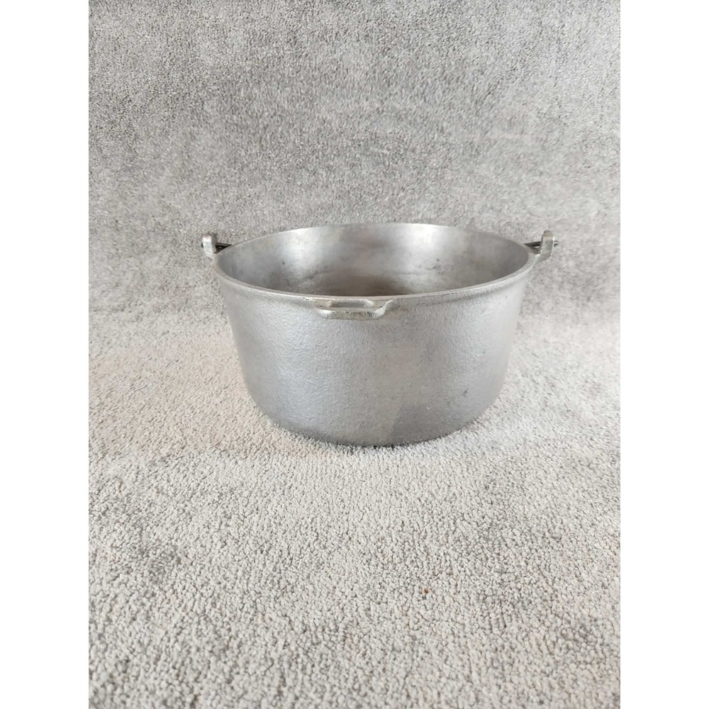 Club Aluminum Dutch Oven Silver Hammered Hammercraft Vintage Pot 12in - Picture 10 of 11
